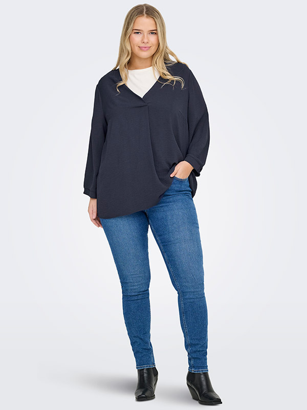 CARMETTA - Plus Size Bluse fra Only Carmakoma