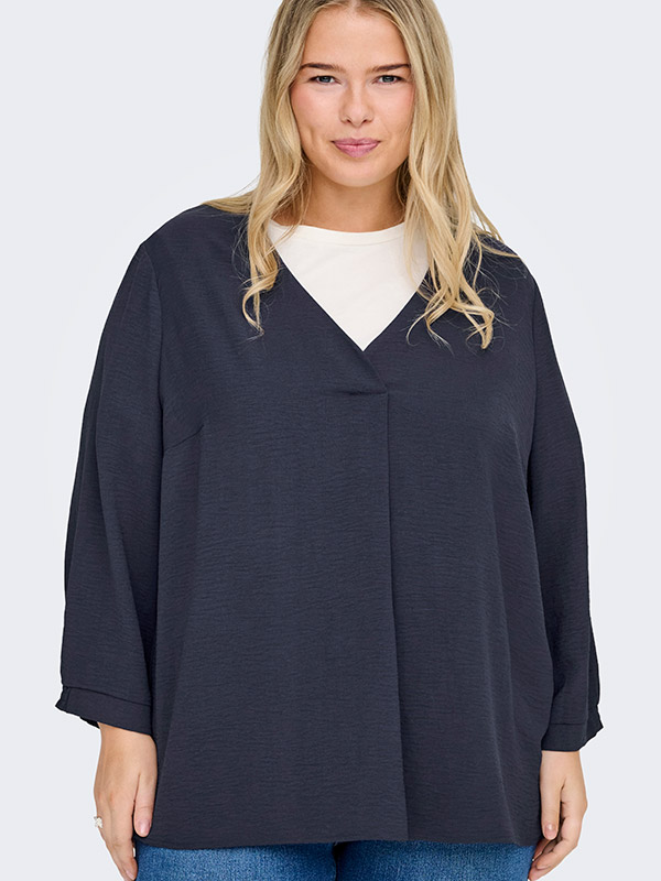 CARMETTA - Plus Size Bluse fra Only Carmakoma