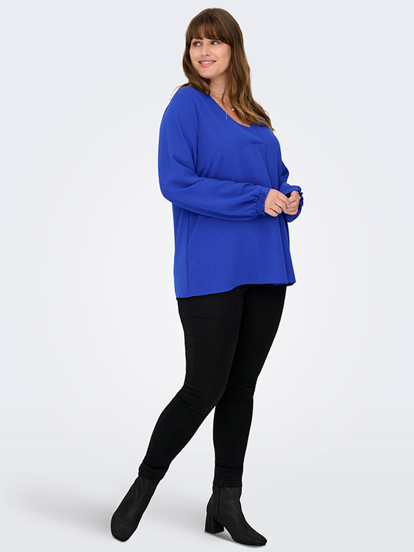 CARMETTA - Plus Size Bluse fra Only Carmakoma