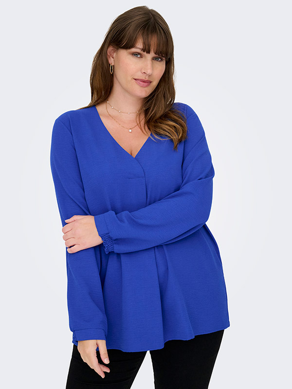 CARMETTA - Plus Size Bluse fra Only Carmakoma