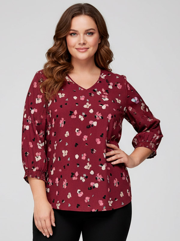 CARPETREA - Plus Size Bluse fra Only Carmakoma