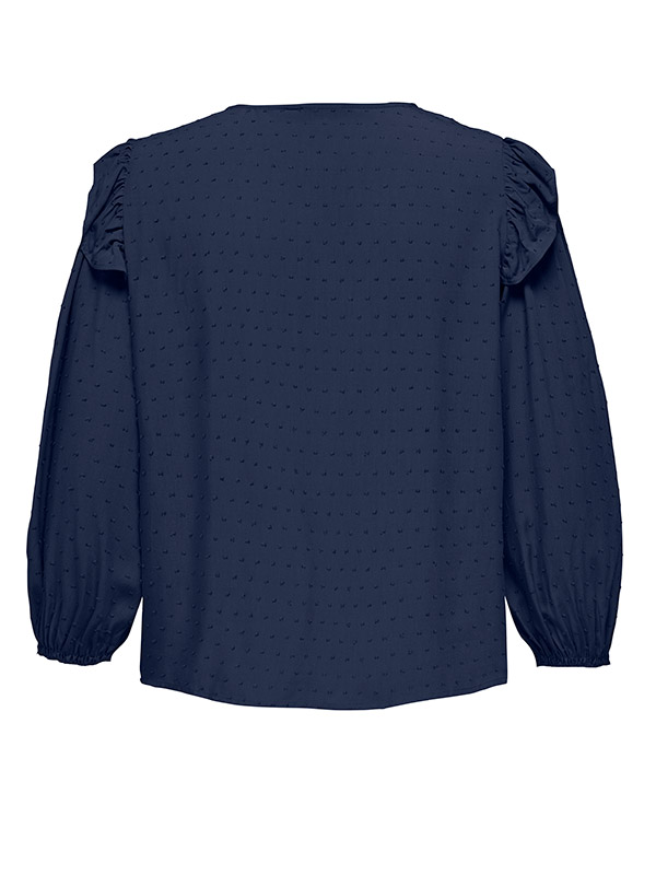 CARLIDA - Plus Size Bluse fra Only Carmakoma