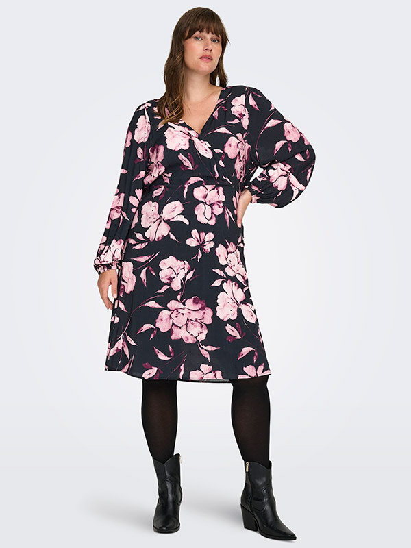 CARLINKA - Plus Size Kjole fra Only Carmakoma