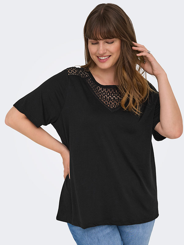 CARJULIA - Plus Size T-shirt fra Only Carmakoma