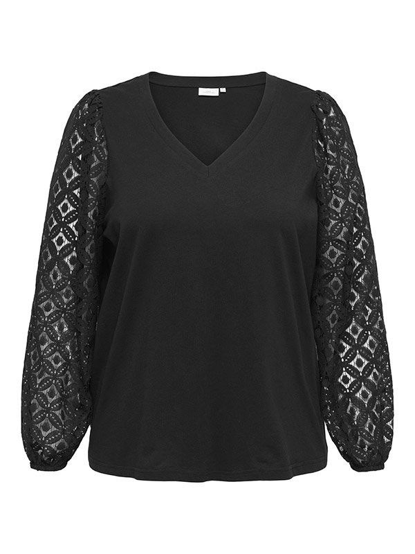 CAREFFIE - Plus Size Bluse fra Only Carmakoma