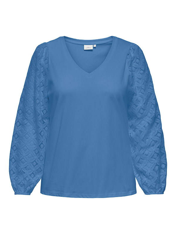 CAREFFIE - Plus Size Bluse fra Only Carmakoma
