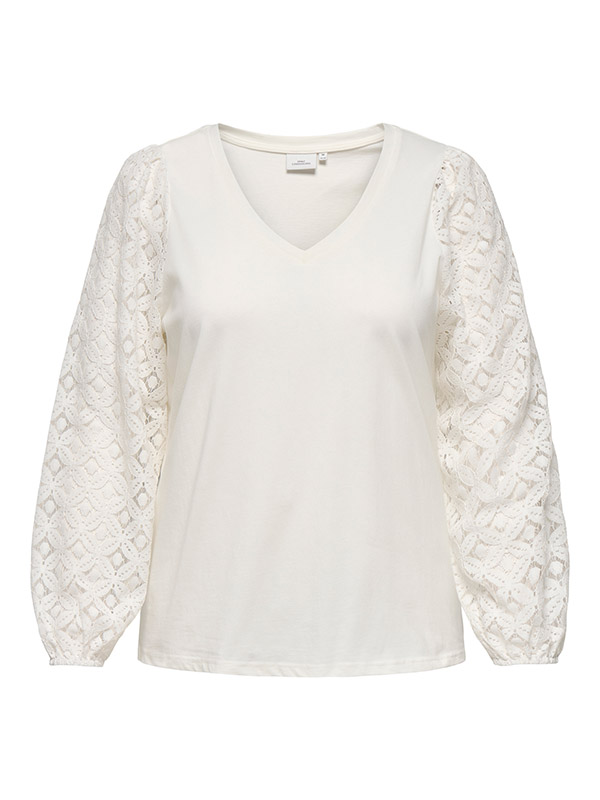 CAREFFIE - Plus Size Bluse fra Only Carmakoma