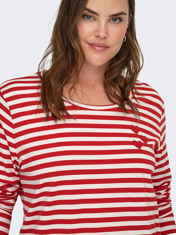 CARBODIL - Plus Size Bluse fra Only Carmakoma