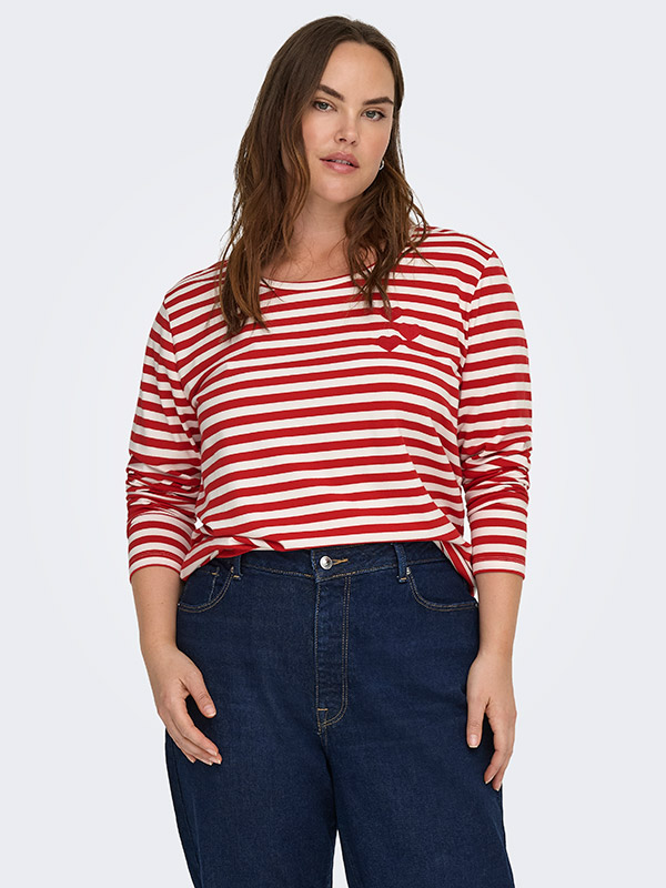 CARBODIL - Plus Size Bluse fra Only Carmakoma