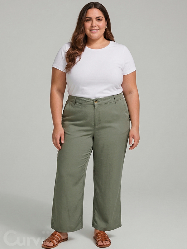 CARARIS - Plus Size Bukser fra Only Carmakoma