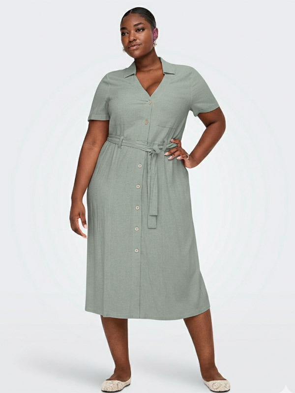 CARSIESTA - Plus Size Kjole fra Only Carmakoma