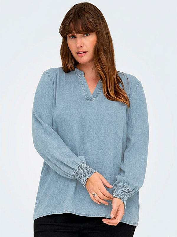 CARMETTA - Plus Size Bluse fra Only Carmakoma