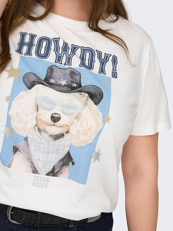 CARPENELOPE - Plus Size T-skjorte fra Only Carmakoma