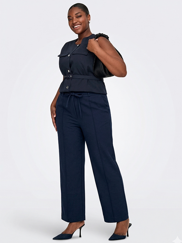 CARMIA - Plus Size Bukser fra Only Carmakoma