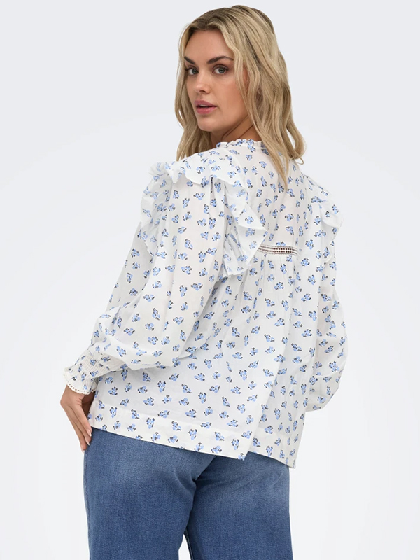 CARIDRIS - Plus Size Bluse fra Only Carmakoma