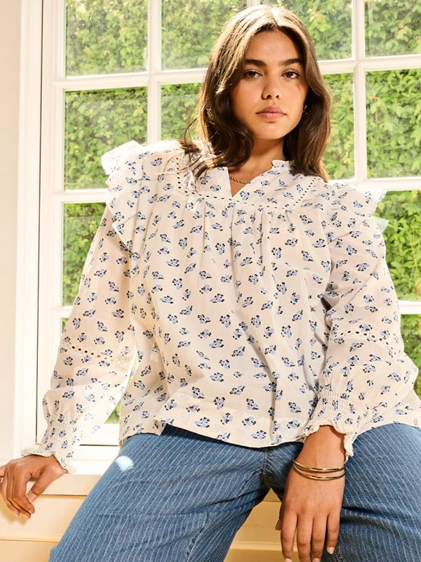 CARIDRIS - Plus Size Bluse fra Only Carmakoma