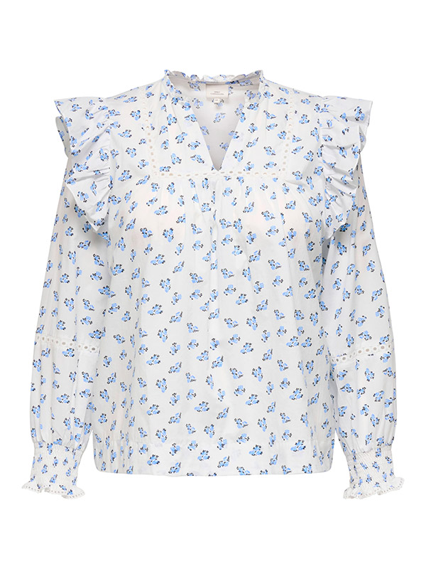 CARIDRIS - Plus Size Bluse fra Only Carmakoma