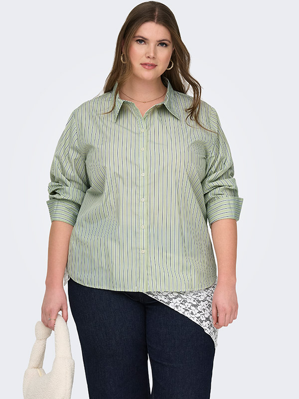 CAROREGON - Plus Size Skjorte fra Only Carmakoma