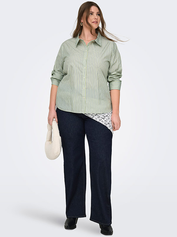 CAROREGON - Plus Size Skjorte fra Only Carmakoma