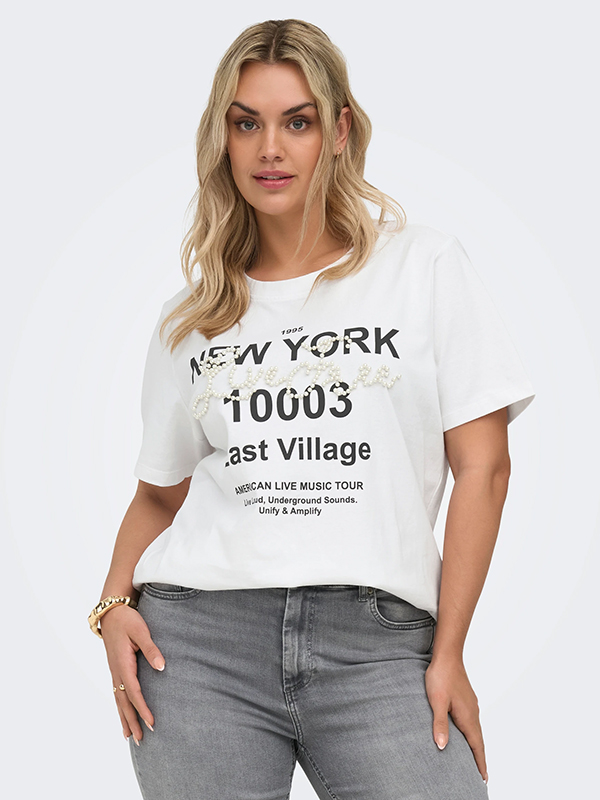 CARDIANNA - Plus Size T-shirt fra Only Carmakoma