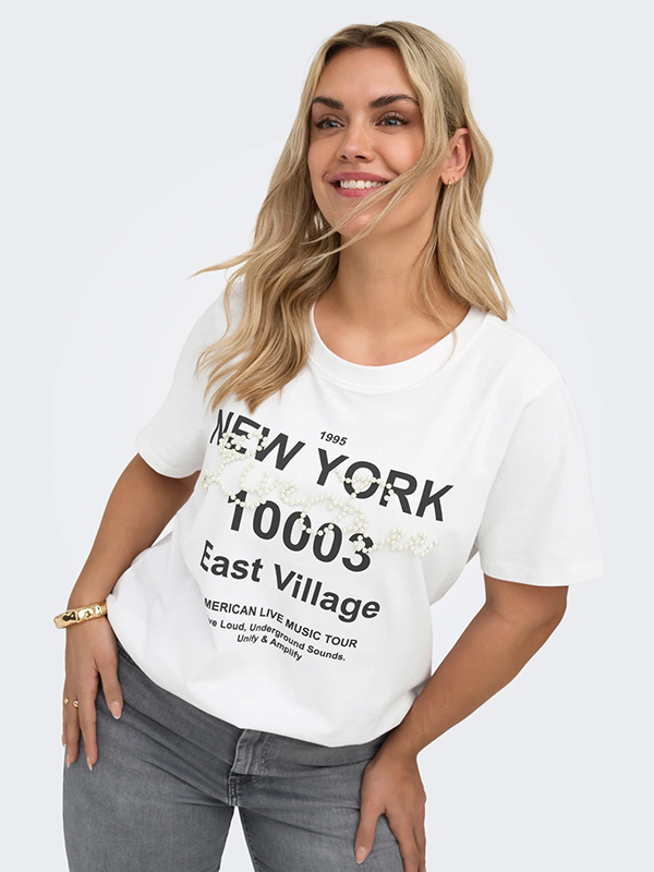 CARDIANNA - Plus Size T-shirt fra Only Carmakoma