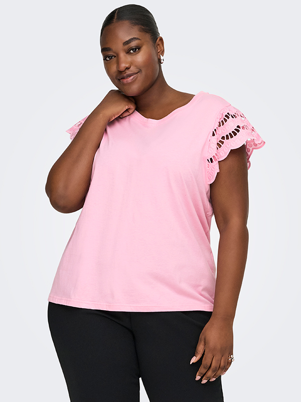 CARMACY - Plus Size T-shirt fra Only Carmakoma