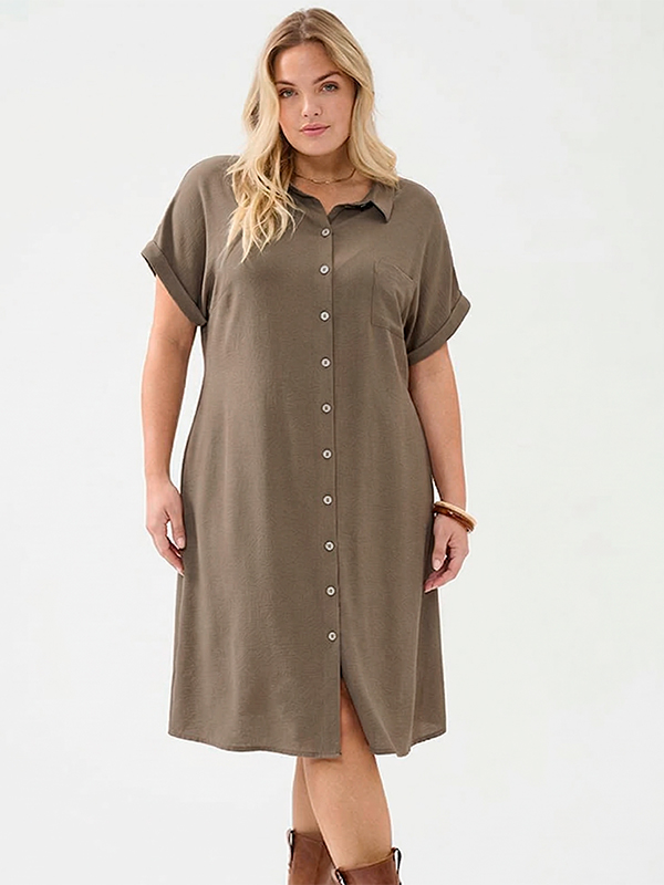 CARMETTA - Plus Size Kjole fra Only Carmakoma