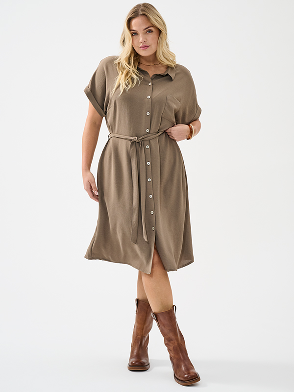 CARMETTA - Plus Size Kjole fra Only Carmakoma