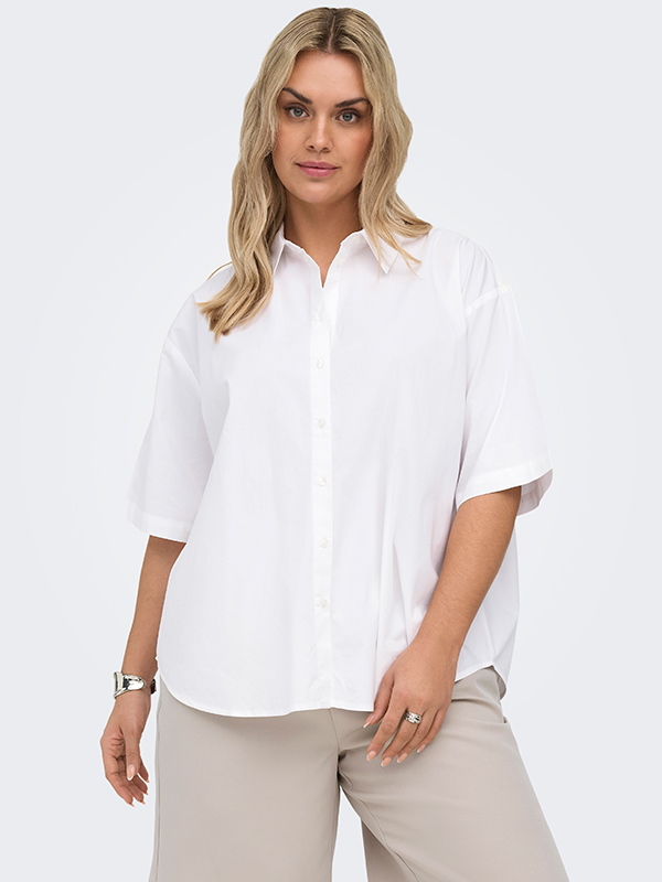 CARBERSA - Plus Size Skjorte fra Only Carmakoma