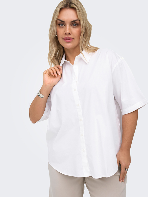 CARBERSA - Plus Size Skjorte fra Only Carmakoma