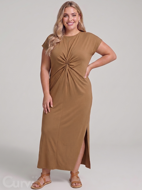 CARNICKY - Plus Size Kjole fra Only Carmakoma
