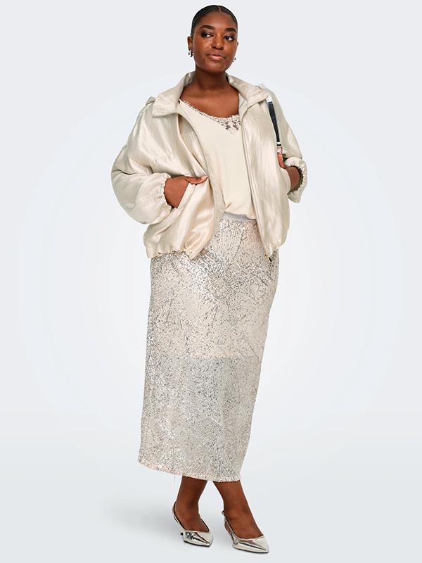 CARMADDISON - Plus Size Skjørt fra Only Carmakoma