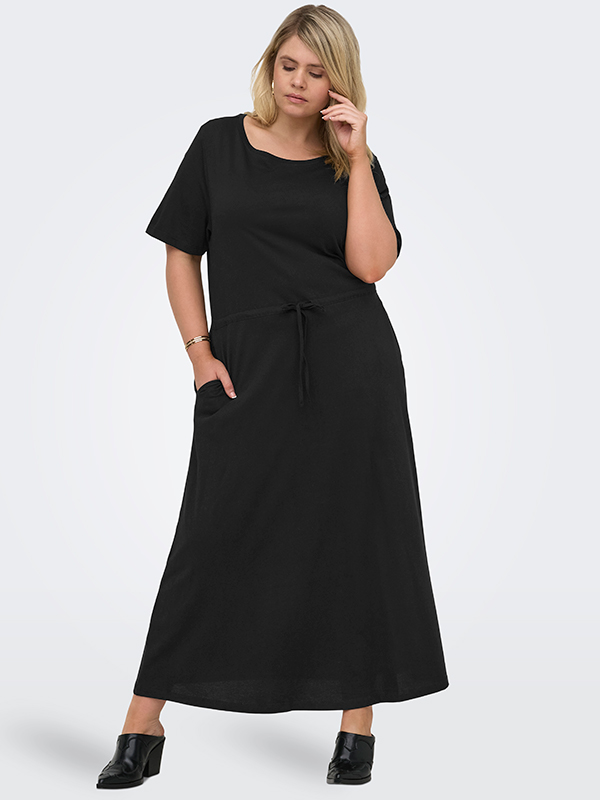 CARBLOOM - Plus Size Kjole fra Only Carmakoma