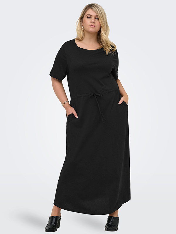 CARBLOOM - Plus Size Kjole fra Only Carmakoma