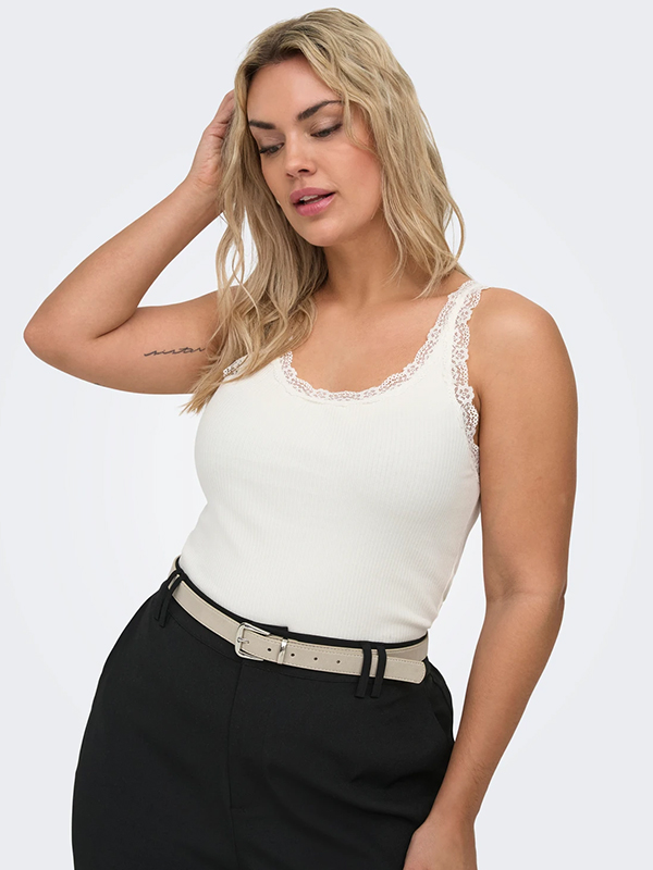 CARSARA - Plus Size Topp fra Only Carmakoma