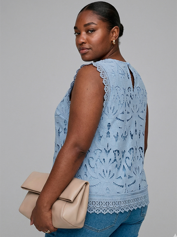 CARGELINA - Plus Size Topp fra Only Carmakoma