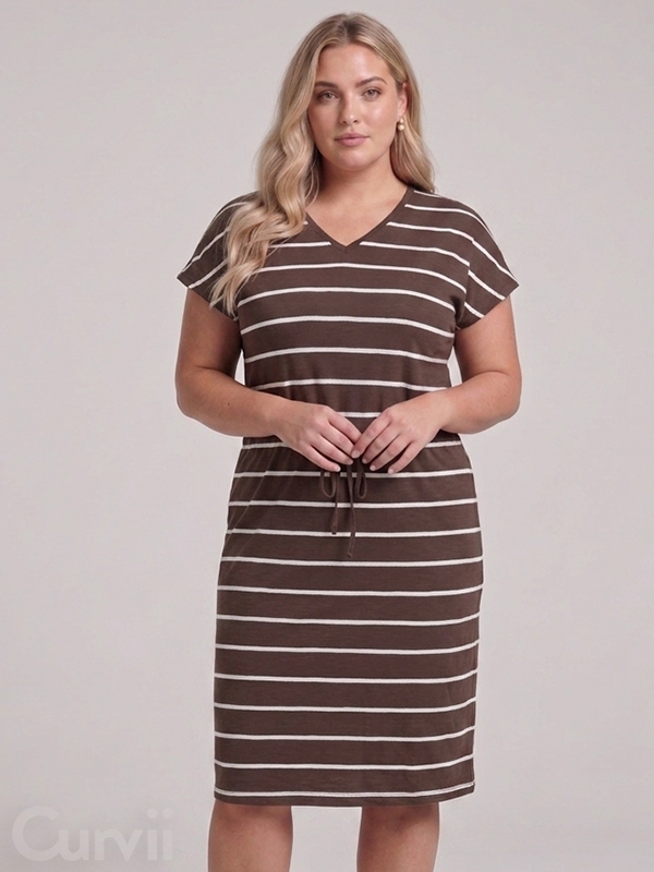 CARSUMMER - Plus Size Kjole fra Only Carmakoma