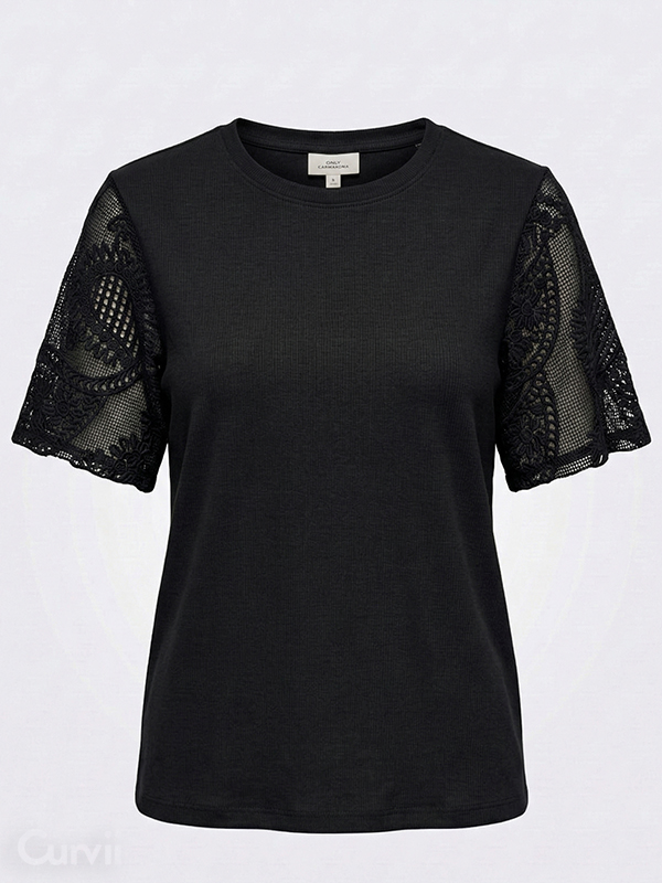 CARMIRLA - Plus Size T-skjorte fra Only Carmakoma