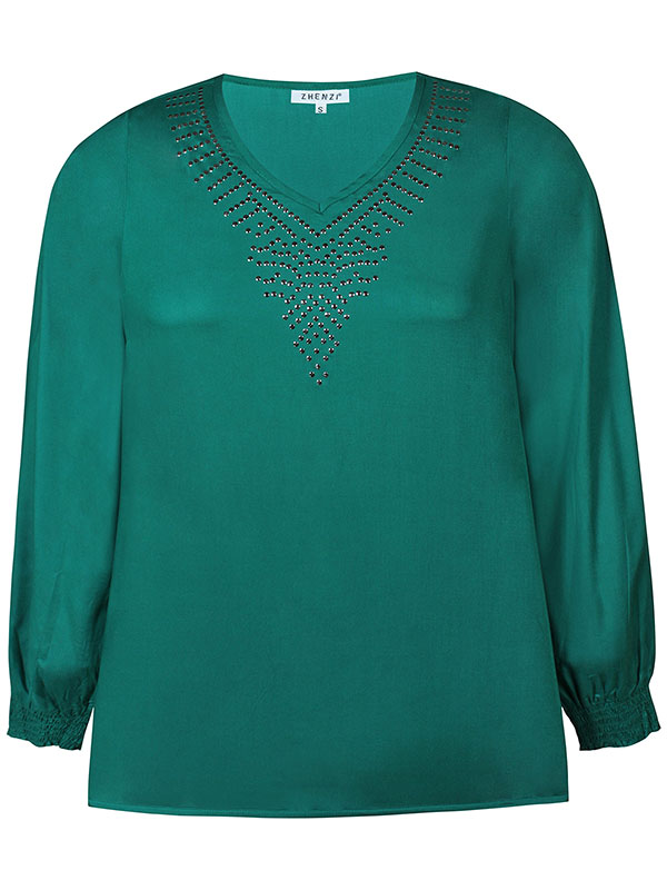 KARLA - Plus Size Bluse fra Zhenzi
