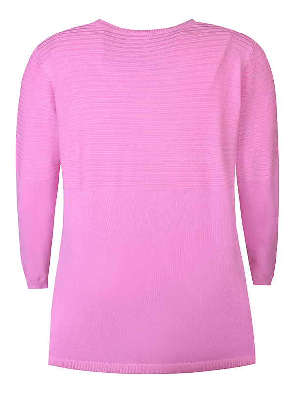 200085-Kogle085-Pulloverl/s-Cyclamenpink fra Zhenzi