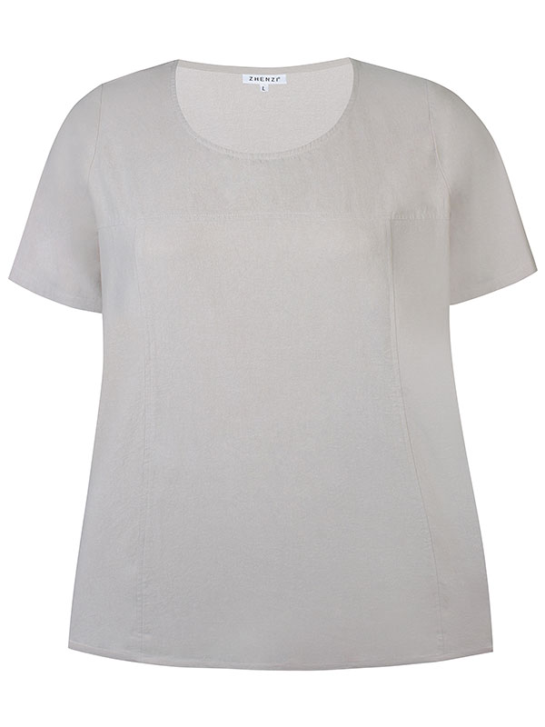 AMIN - Plus Size Bluse fra Zhenzi