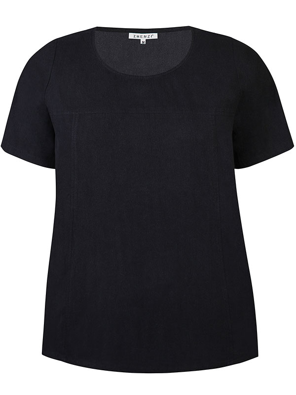 AMIN - Plus Size Bluse fra Zhenzi
