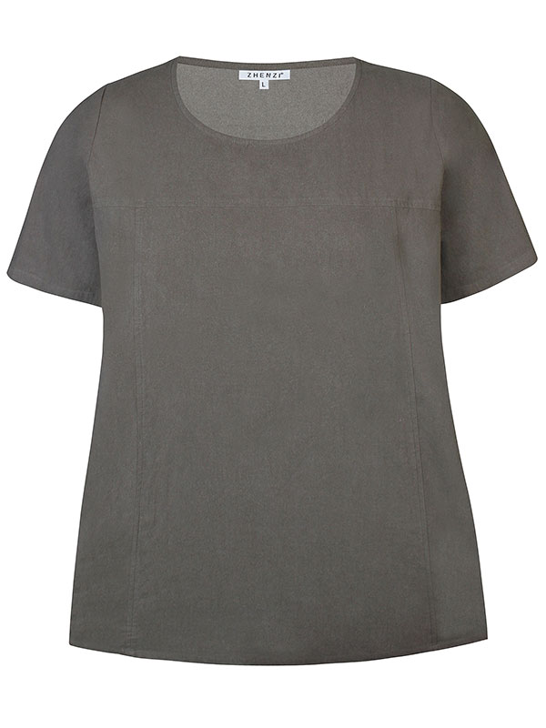 AMIN - Plus Size Bluse fra Zhenzi