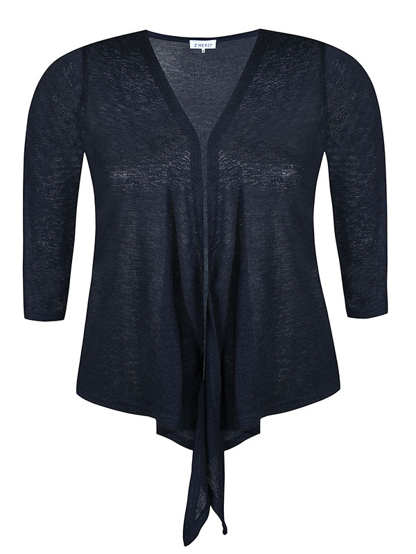 AGAR - Plus Size Cardigan fra Zhenzi