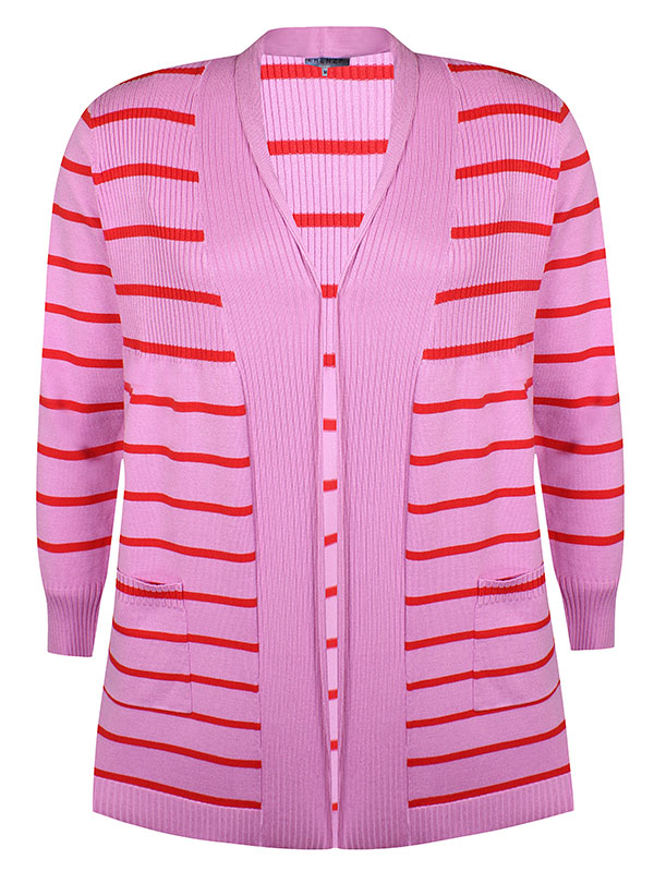 ALENA - Plus Size Cardigan fra Zhenzi
