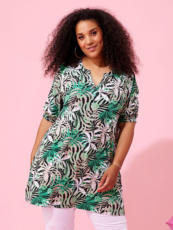 MAVIS - Plus Size Tunika fra Zhenzi