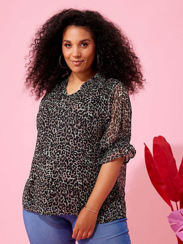 RYANN - Plus Size Bluse fra Zhenzi