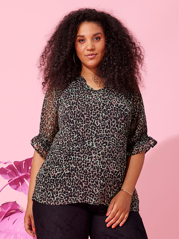 RYANN - Plus Size Bluse fra Zhenzi