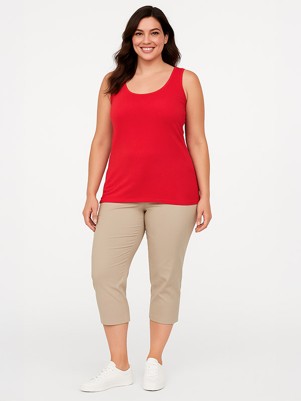 GEORGIA - Plus Size Topp fra Zhenzi
