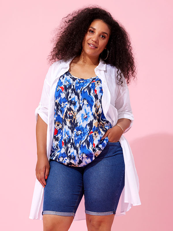SELAH - Plus Size Topp fra Zhenzi